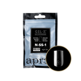 TIPS REFILL BAGS | APRES GEL-X | NATURAL SQUARE SHORT (50pcs)