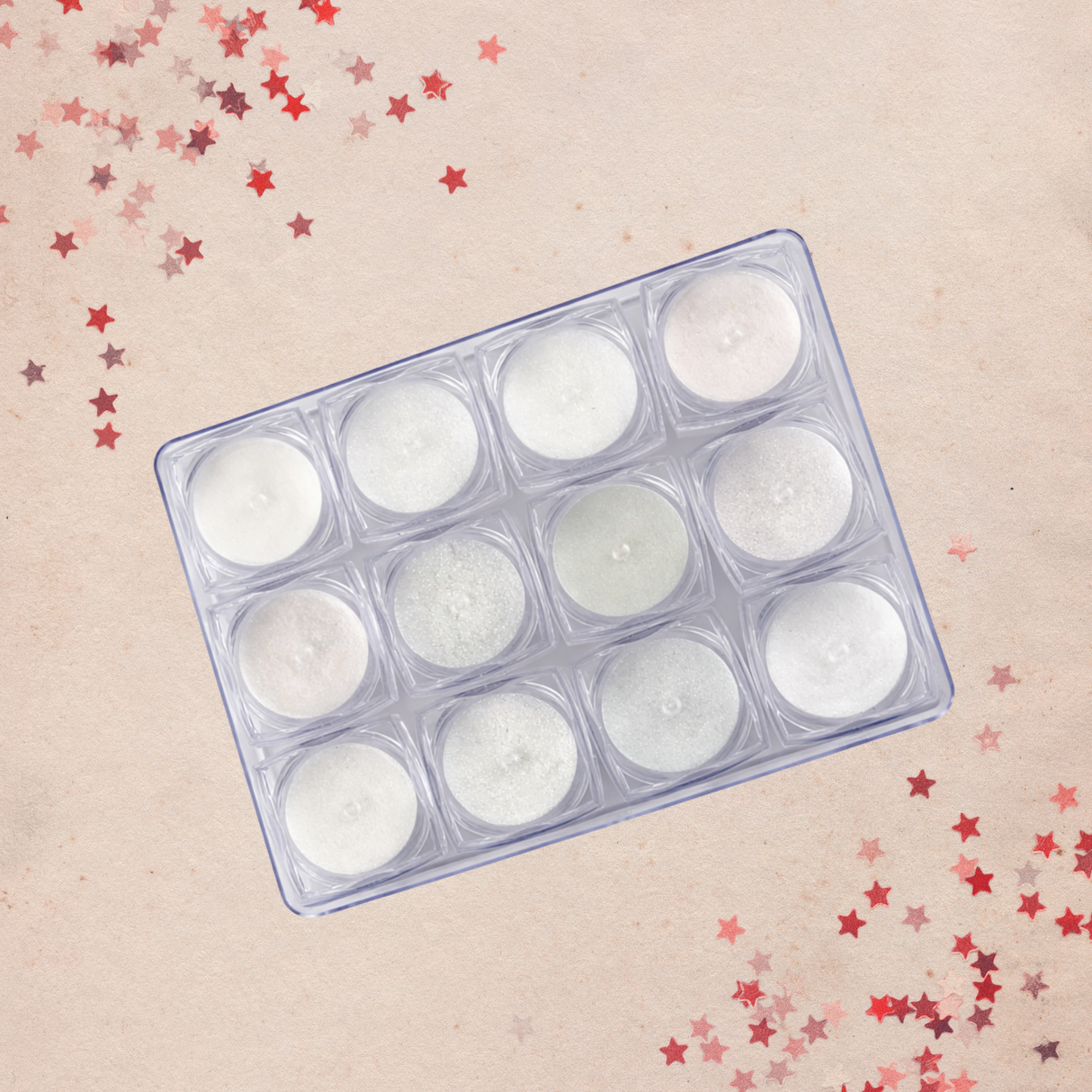 NAIL GLITTER | FINE GLITTER - STYLE 08 | PACK OF 12