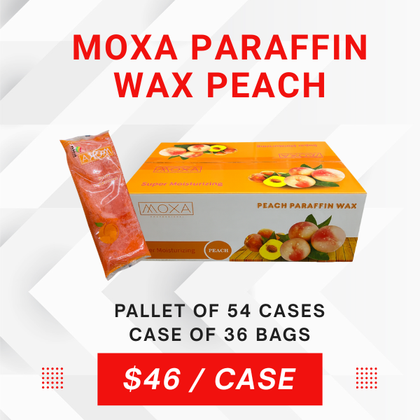 PARAFFIN PEACH – PALLET OF 54 CASES, 36 PACKS/CASE