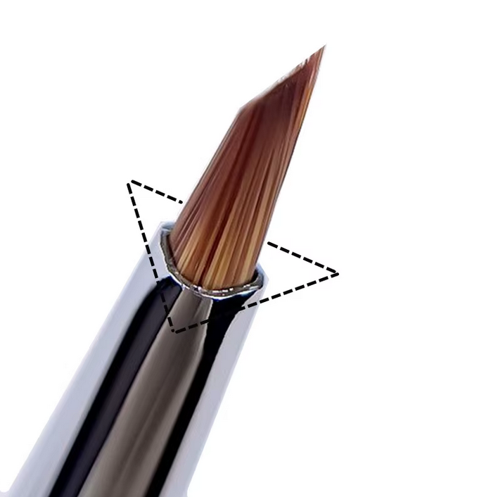 3D BRUSH | Triangular Petal Nail Brush