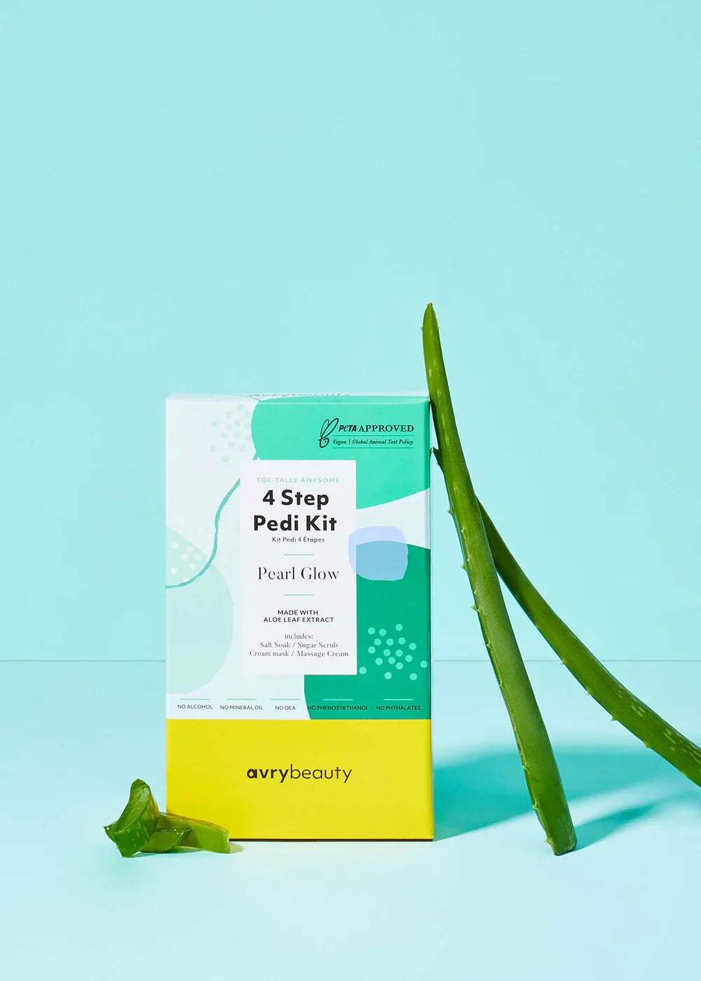 AVRY 4 STEP PEDI KIT - PEARL GLOW