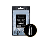 TIPS BAG  REFILL | APRES GEL-X | NATURAL ALMOND LONG (50pcs)