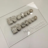 RHINESTONE | JUMBO SIZE - 14 PCS