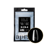 TIPS REFILL BAGS | APRES GEL-X | NATURAL COFFIN SHORT (50pcs)