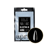 TIPS REFILL BAGS | APRES GEL-X | NATURAL STILETTO MEDIUM (50pcs)