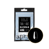TIPS REFILL BAGS | APRES GEL-X | NATURAL COFFIN X-SHORT (50pcs)