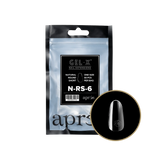 TIPS REFILL BAGS | APRES GEL-X | NATURAL ROUND SHORT (50pcs)