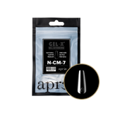 TIPS REFILL BAGS | APRES GEL-X | NATURAL COFFIN MEDIUM (50pcs)