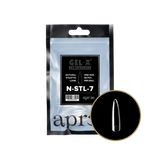 TIPS REFILL BAGS | APRES GEL-X | NATURAL STILETTO LONG (50pcs)