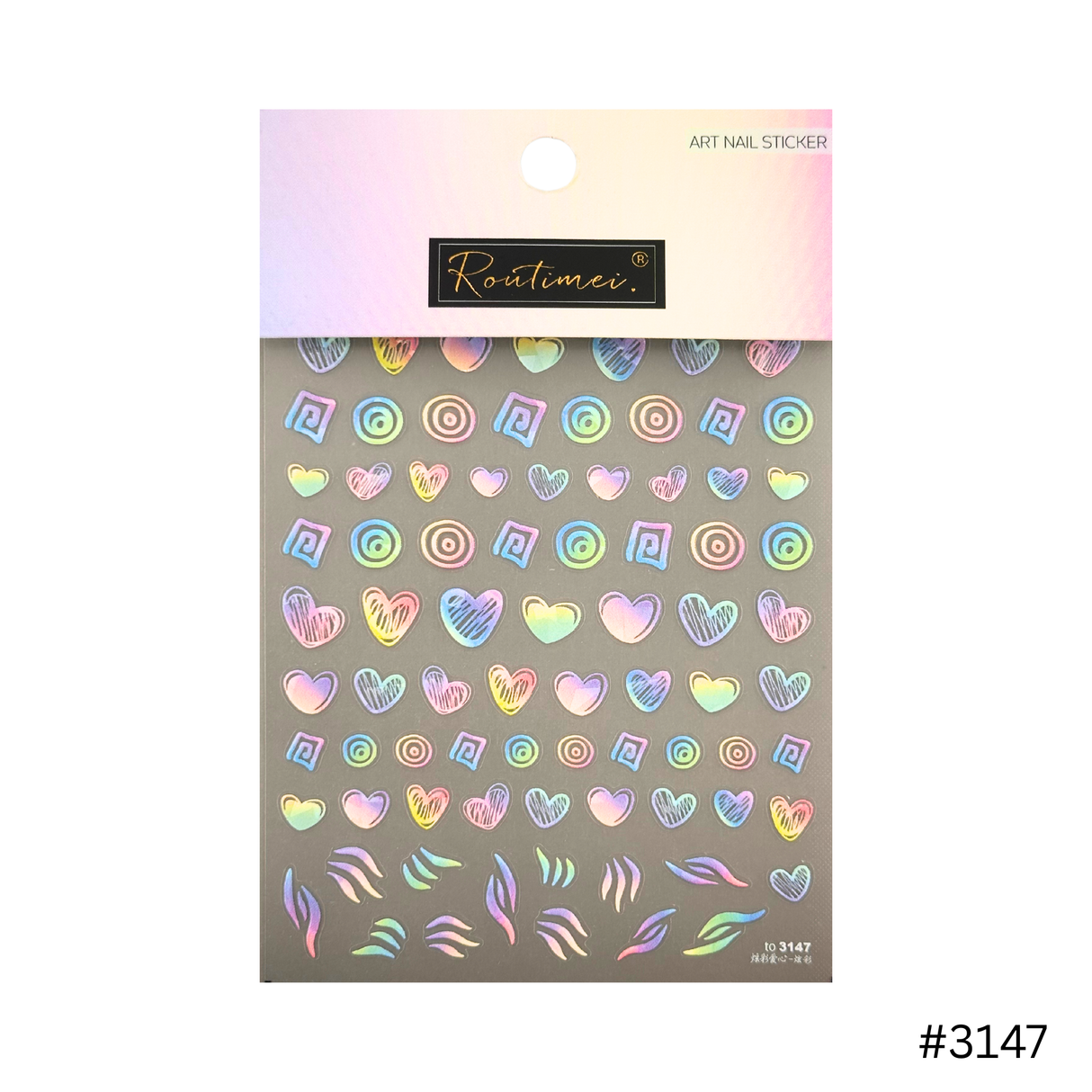 NAIL ART STICKERS | VALENTINE