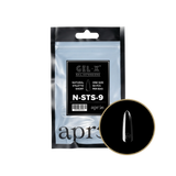 TIPS REFILL BAGS | APRES GEL-X | NATURAL STILETTO SHORT (50pcs)