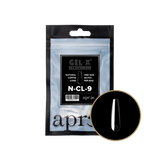 TIPS REFILL BAGS | APRES GEL-X | NATURAL COFFIN LONG (50pcs)