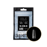 TIPS REFILL BAGS | APRES GEL-X | NATURAL COFFIN MEDIUM (50pcs)