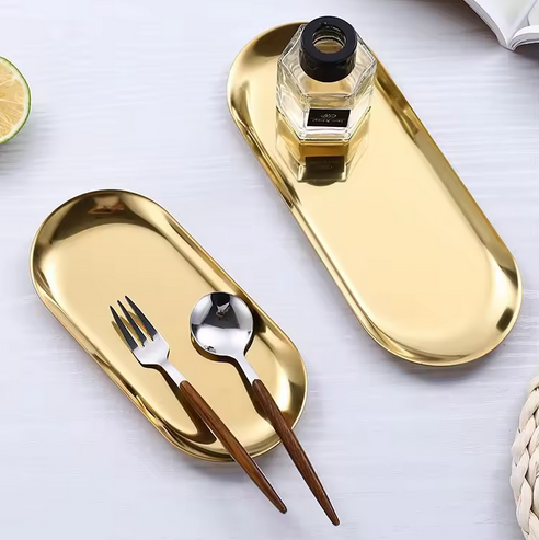 STAINLESS STEEL DECORATIVE TRAY