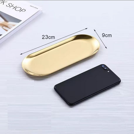 STAINLESS STEEL DECORATIVE TRAY