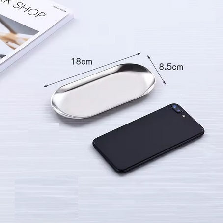 STAINLESS STEEL DECORATIVE TRAY