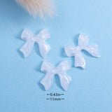 NAIL CHARM | WHITE BOW BAG