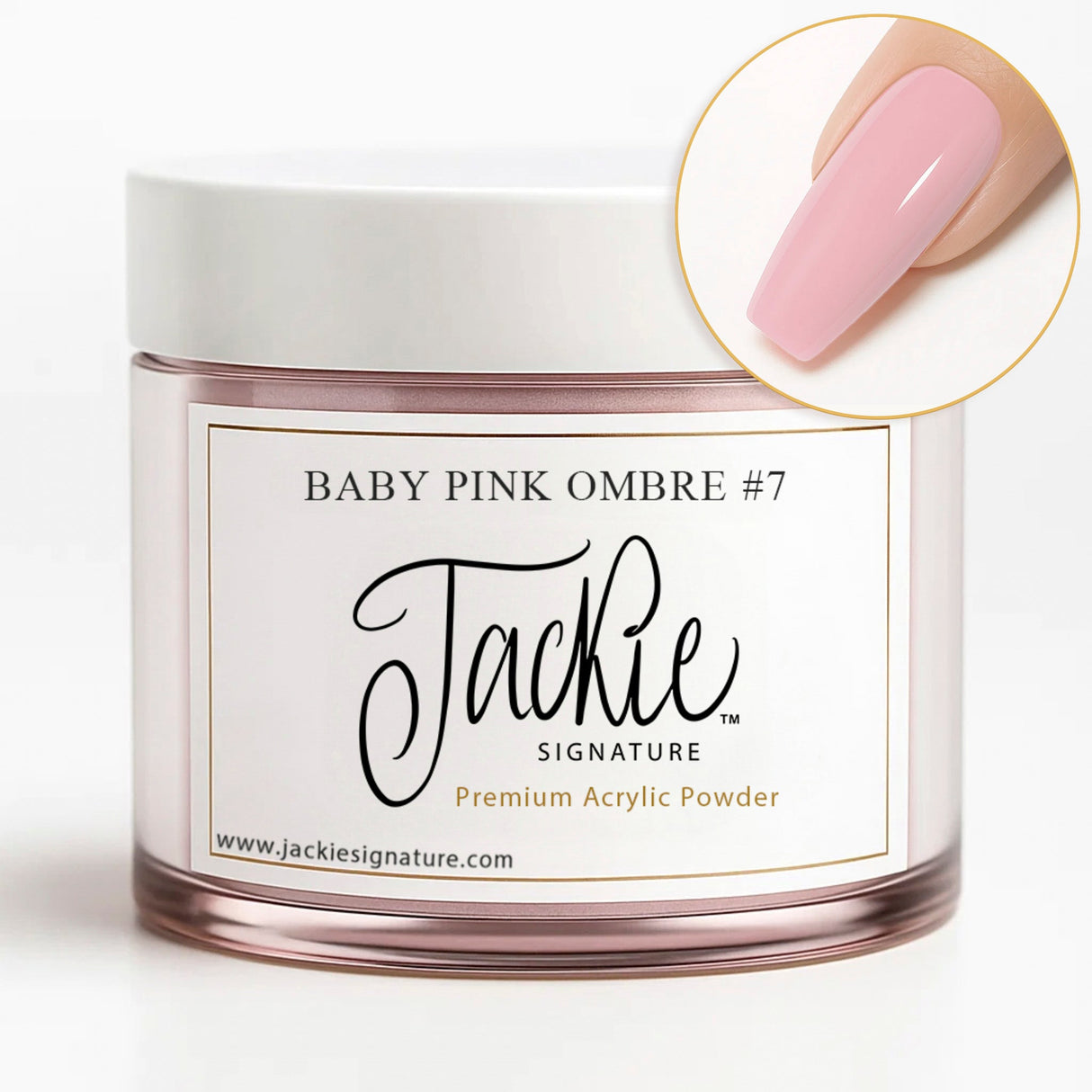 JACKIE SIGNATURE | OMBRE POWDER COLLECTION - #7 BABY PINK OMBRE