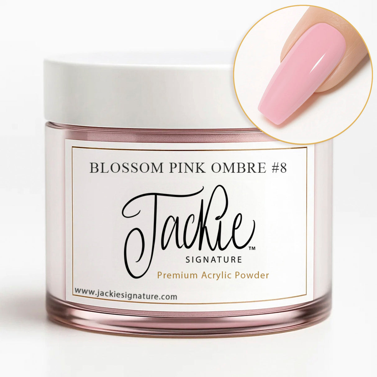 JACKIE SIGNATURE | OMBRE POWDER COLLECTION - #8 BLOSSOM PINK OMBRE
