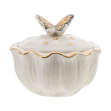DAPPEN DISH | CERAMIC BUTTERFLY - WHITE
