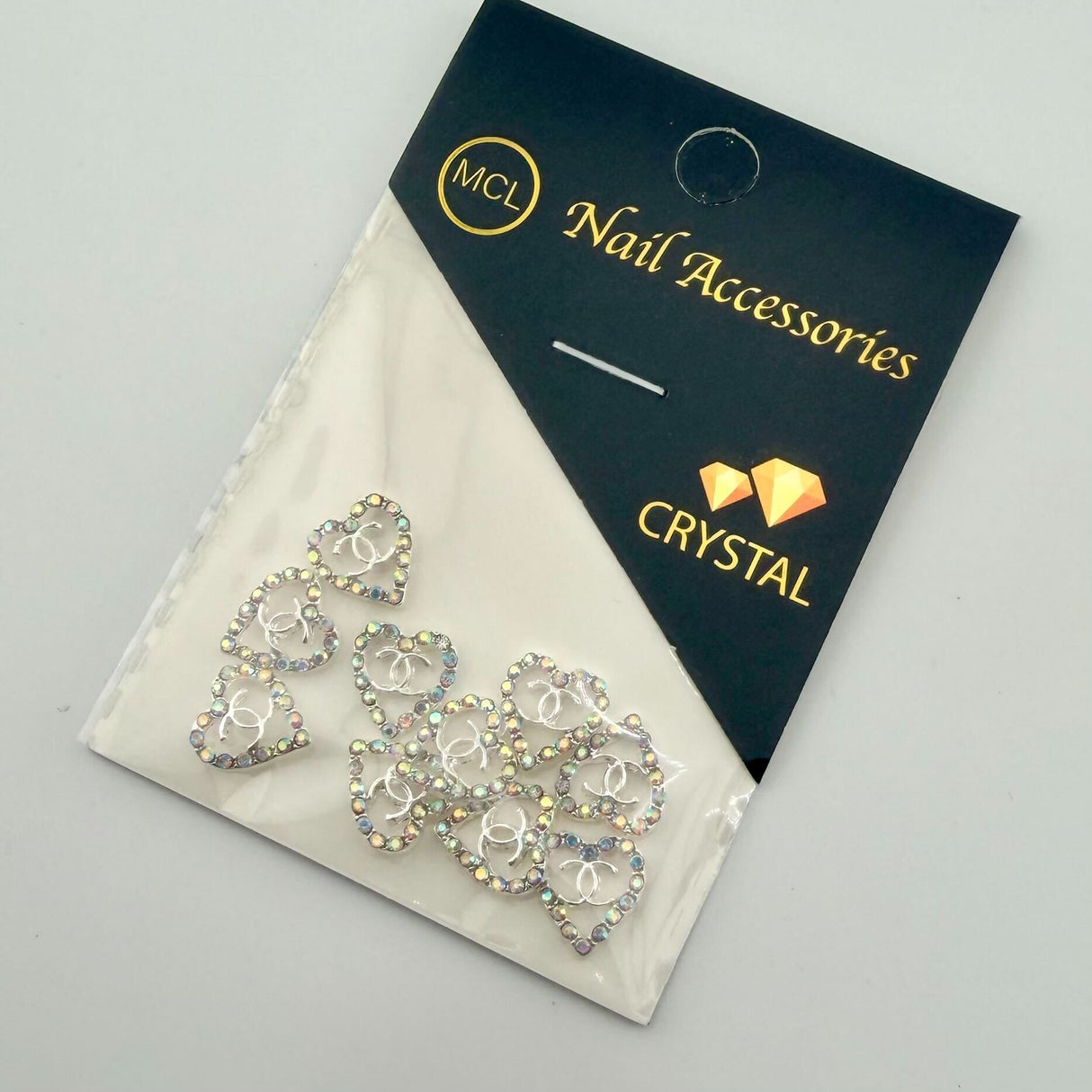 NAIL CHARM | HEART WITH LOGO