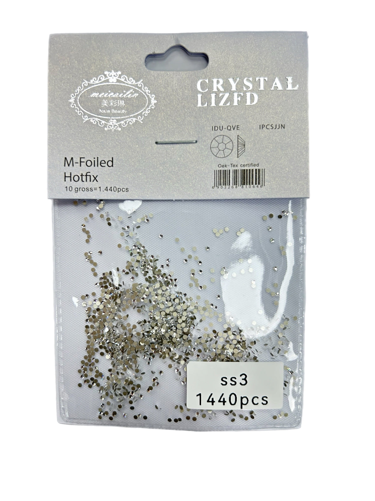 CRYSTAL LIZFD | CLEAR #18 RHINESTONE | Bag 1440 pcs