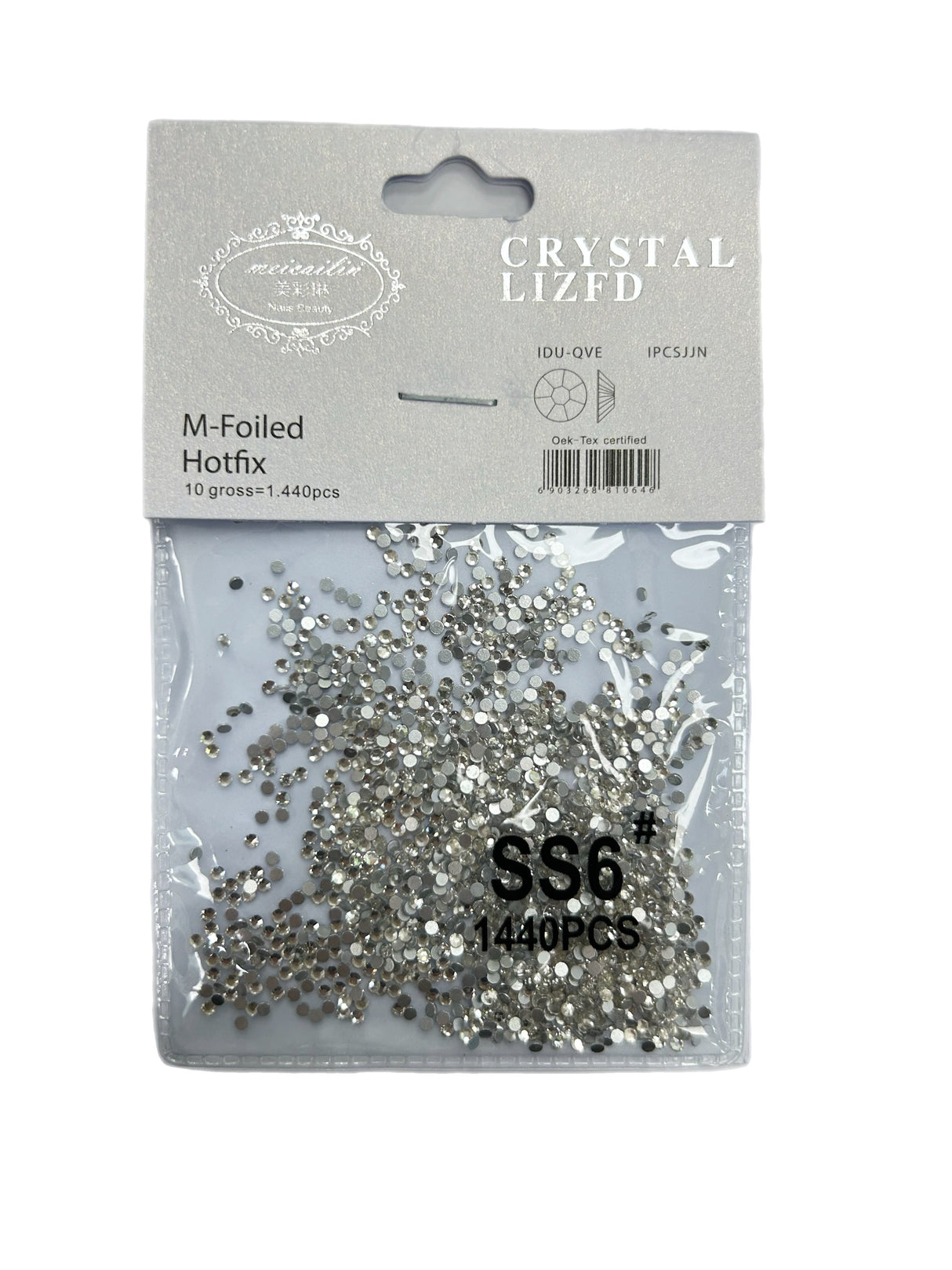 CRYSTAL LIZFD | CLEAR #18 RHINESTONE | Bag 1440 pcs