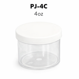 APOLLO | EMPTY JAR | WHITE LID | 4 OZ