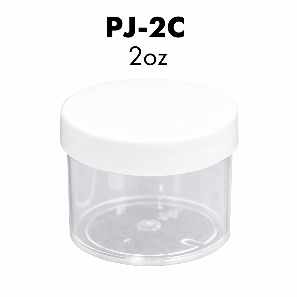 APOLLO | EMPTY JAR | WHITE LID | 2 OZ