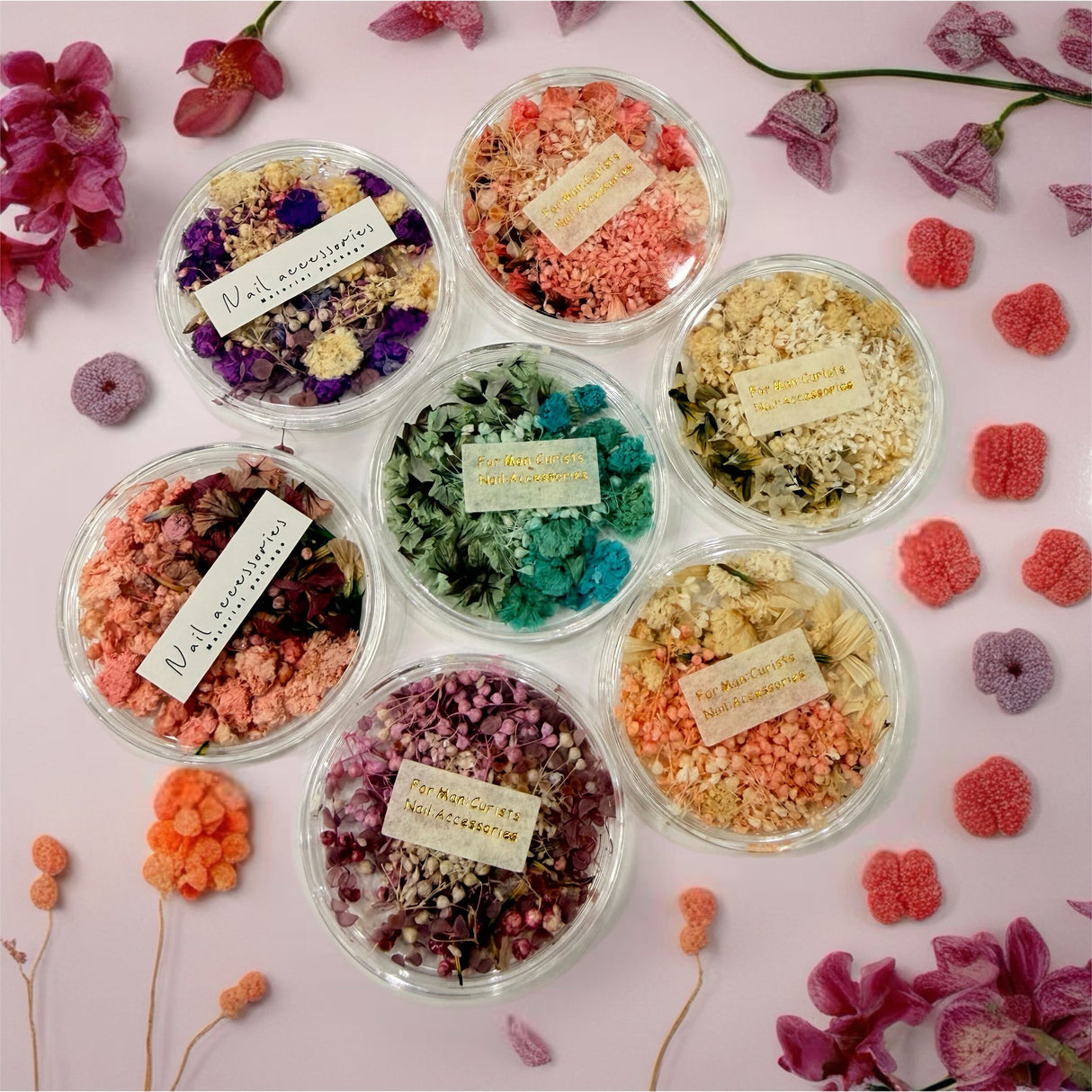 NAIL ART DESIGN | DRY FLOWER JAR