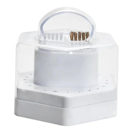 NAIL BIT HOLDER | DIAMOND WITH CLEANSER BURSH