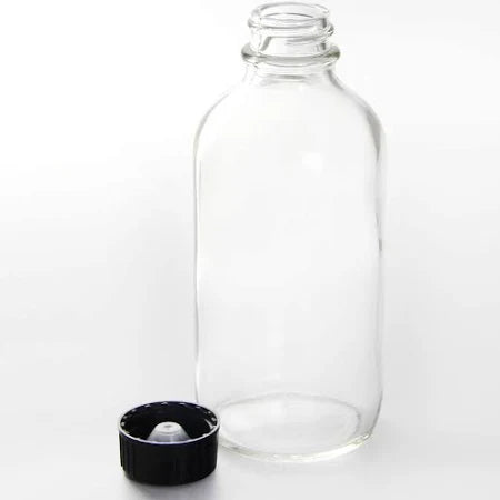 EMPTY GLASS BOTTLE - 8OZ