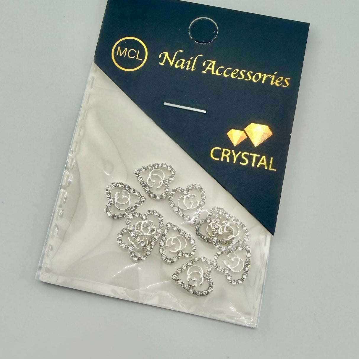 NAIL CHARM | HEART WITH LOGO