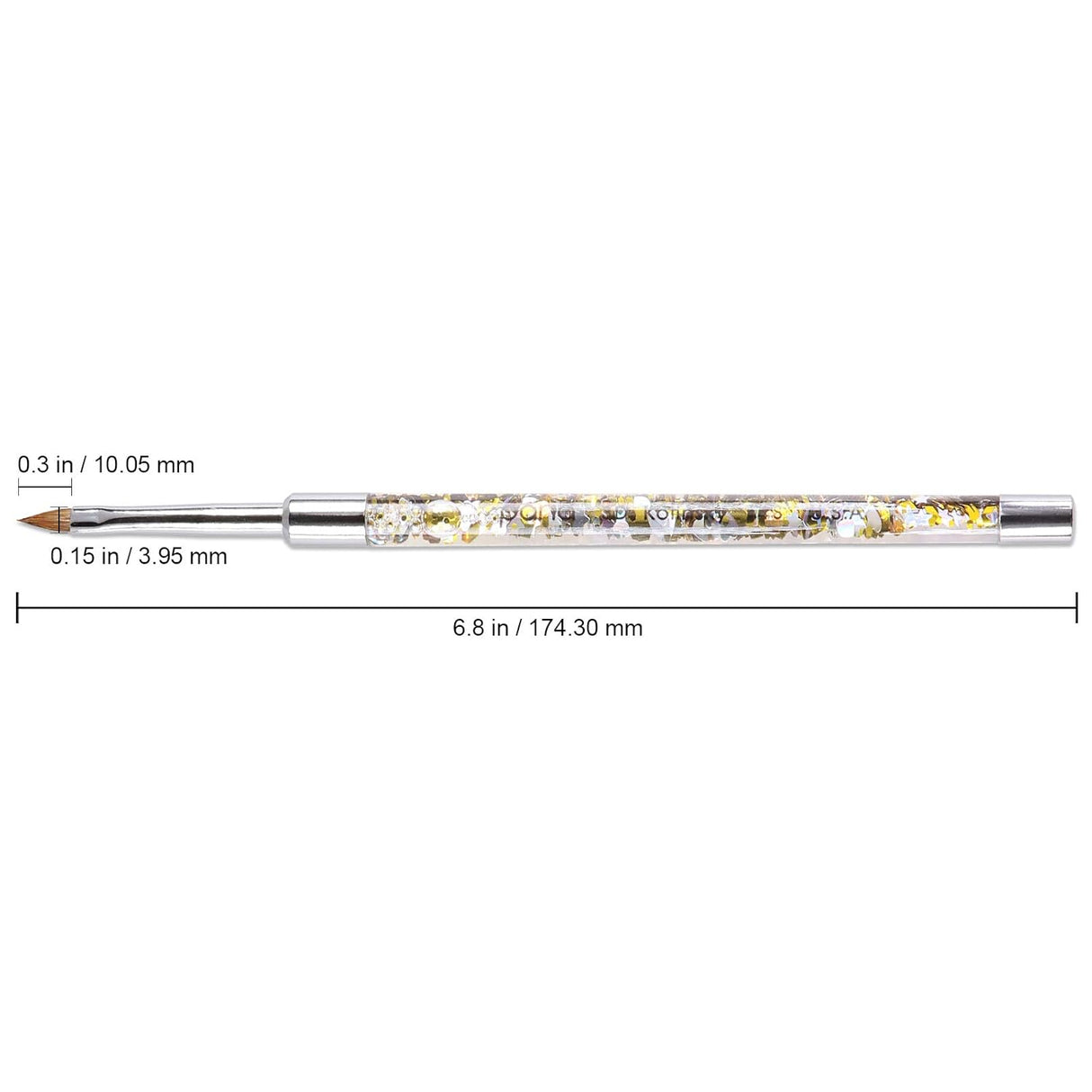 PANA |  3D BRUSH | GOLD GLITTER