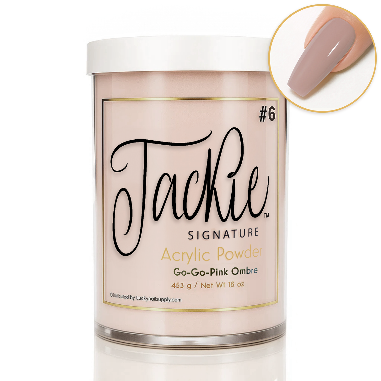 JACKIE SIGNATURE | OMBRE POWDER COLLECTION #6 GO-GO-PINK OMBRE