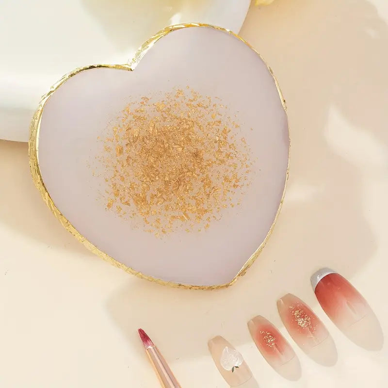 NAIL ART TOOL | HEART SHAPE CRYSTAL PALETTE