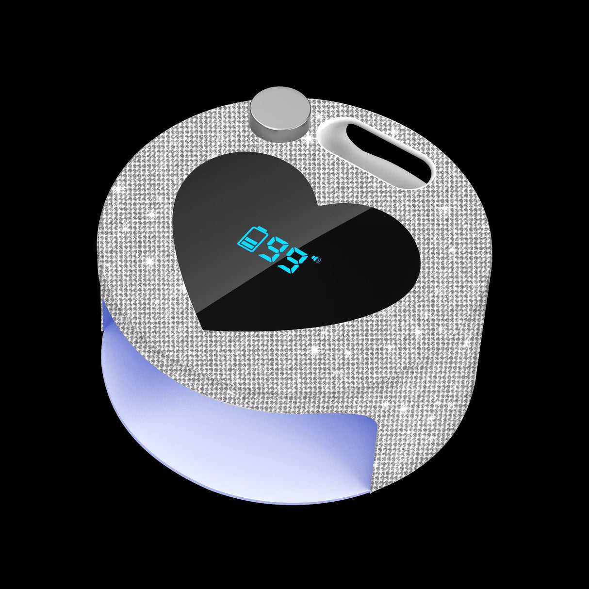 CORDLESS UV. LED  LAMP DIAMOND AB ( HEART )