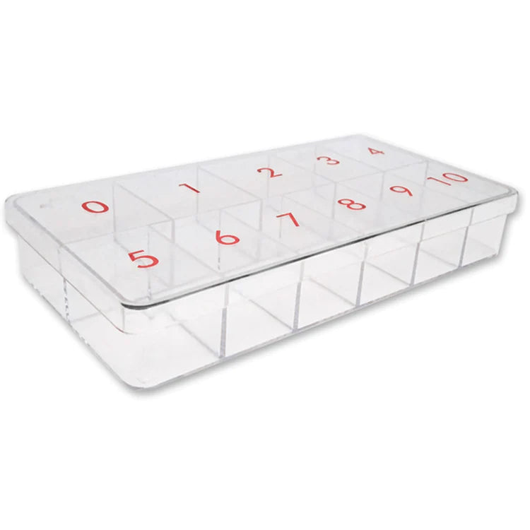 EMPTY NAIL TIP BOX - CLEAR