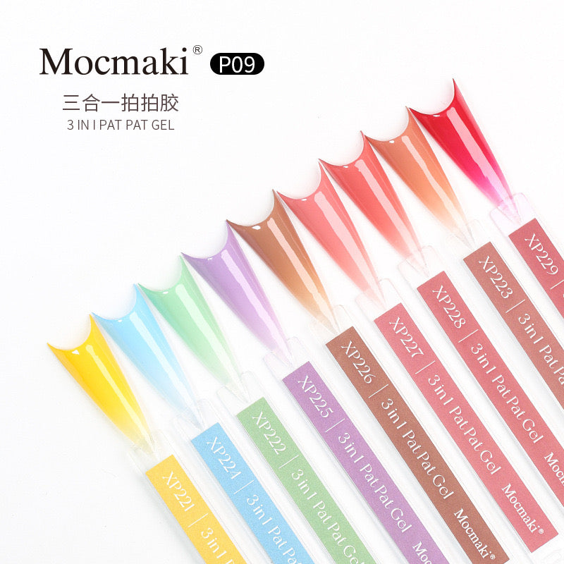 MOCMAKI | NAIL ART DESIGN | OMBRE GEL NAIL - GRADIANT PAINTING GEL