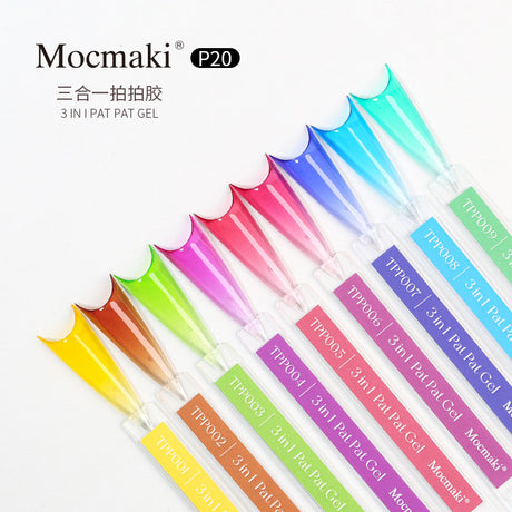 MOCMAKI | NAIL ART DESIGN | OMBRE GEL NAIL - GRADIANT PAINTING GEL