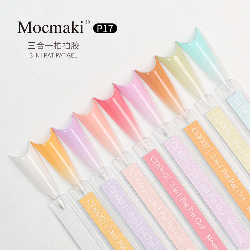 MOCMAKI | NAIL ART DESIGN | OMBRE GEL NAIL - GRADIANT PAINTING GEL