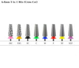 5 IN 1 NAIL BIT | 6MM CROSS CUT