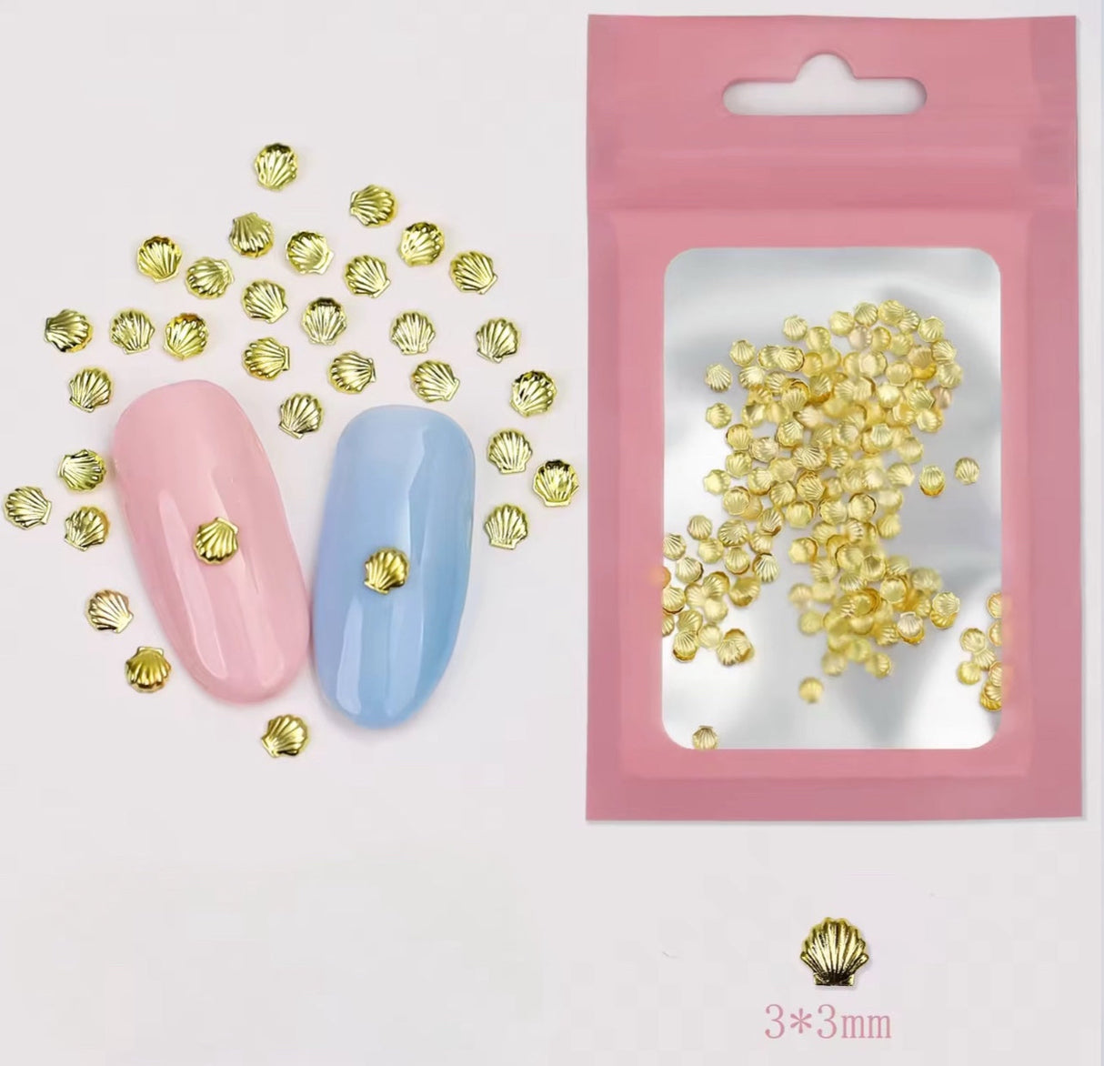 NAIL CHARM | OCEAN STYLE | GOLD