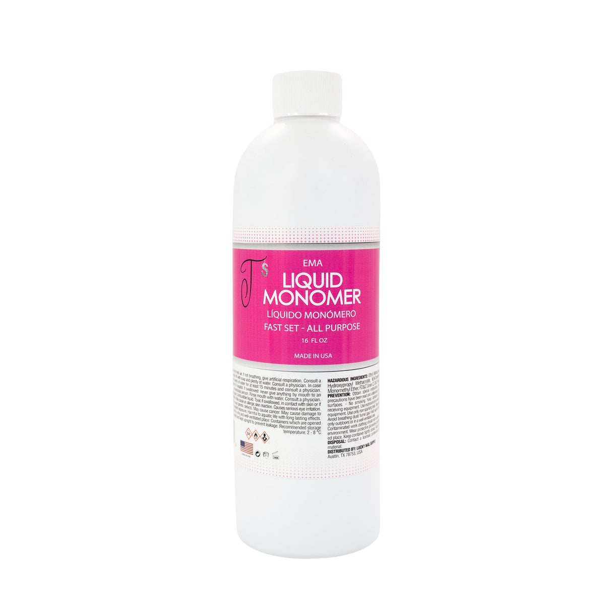 JACKIE SIGNATURE | EMA LIQUID MONOMER - FAST DRY (16oz)