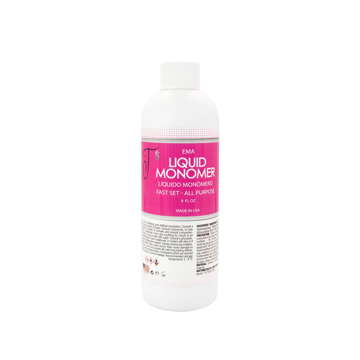 JACKIE SIGNATURE | EMA LIQUID MONOMER - FAST DRY (8oz)
