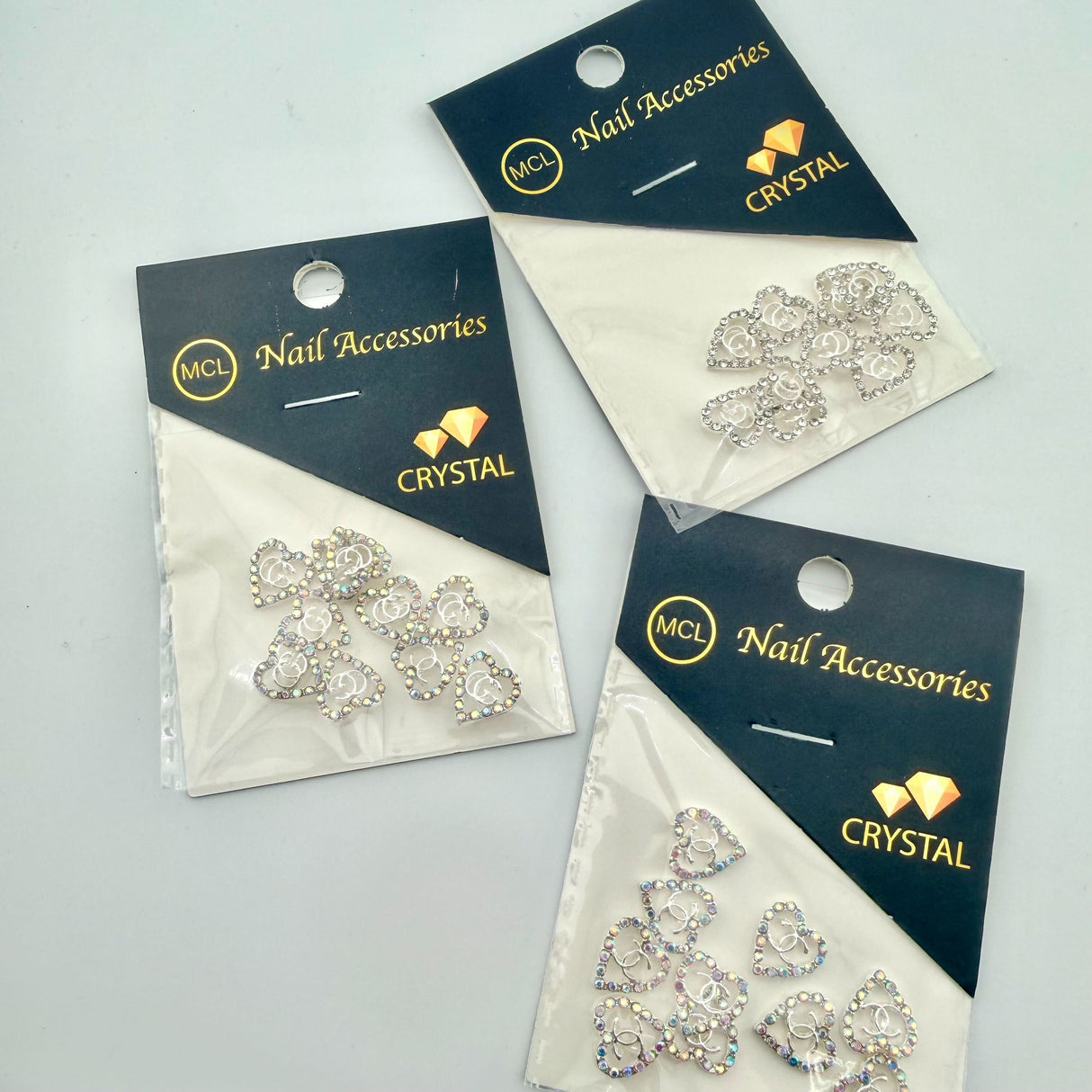 NAIL CHARM | HEART WITH LOGO