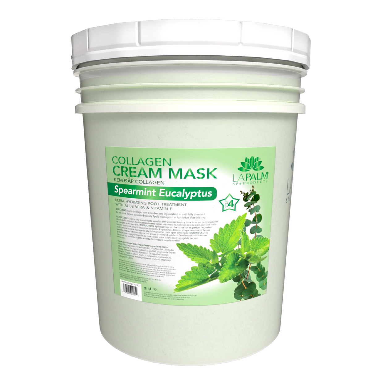LAPALM | CREAM MASK | SPEARMINT EUCALYPTUS (5GAL)