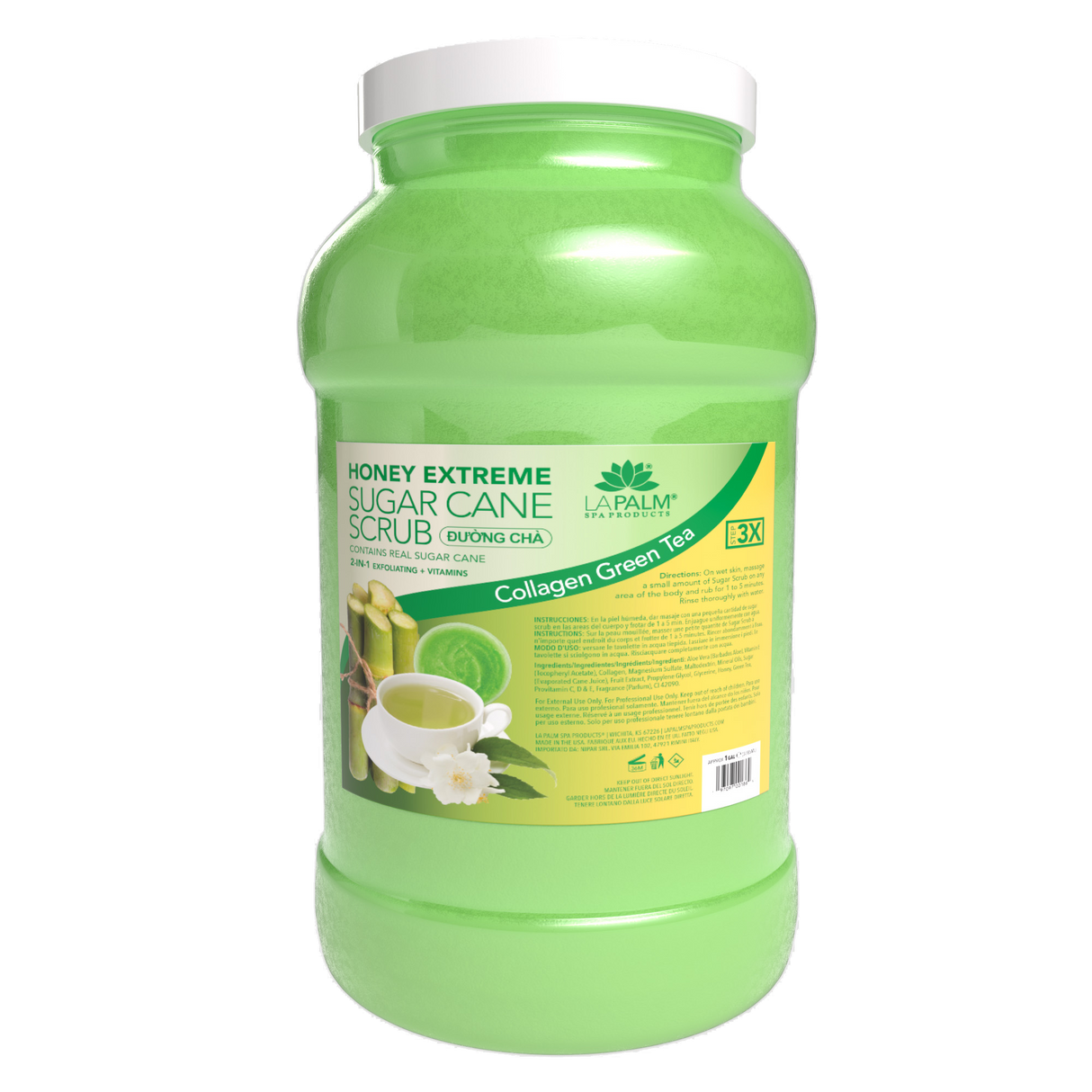 LAPALM | EXTREME SCRUB | GREEN TEA (1GAL)