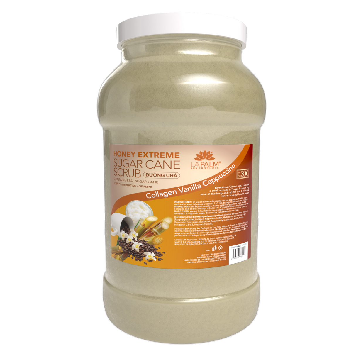 LAPALM | EXTREME SCRUB | VANILLA CAPPUCCINO (1GAL)