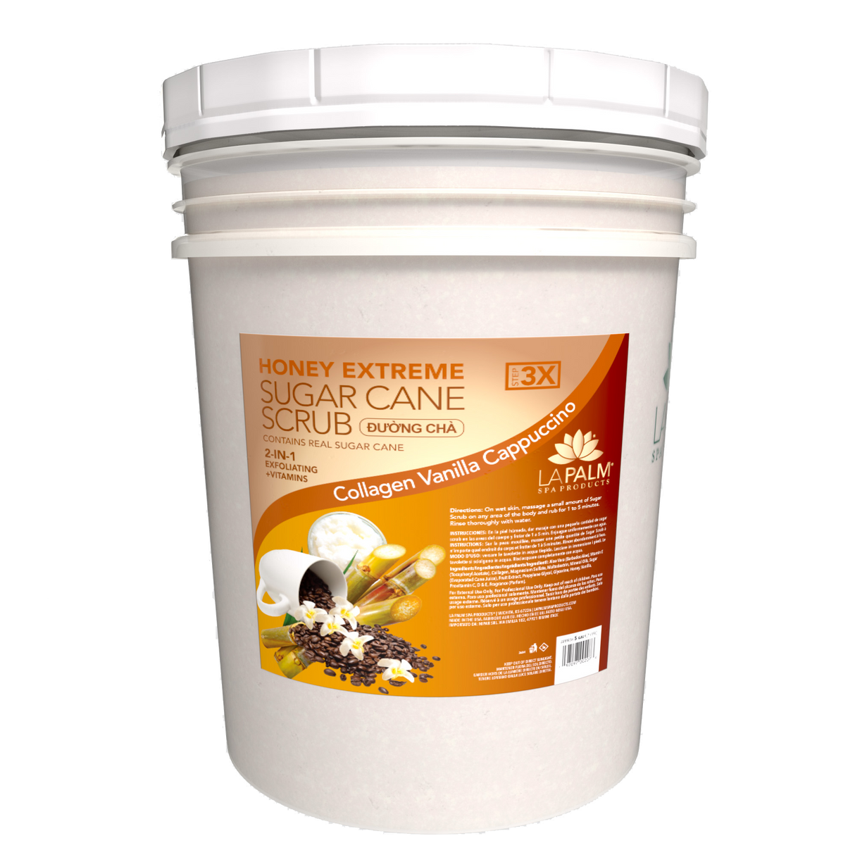 LAPALM | EXTREME SCRUB | VANILLA CAPPUCCINO (5GAL)